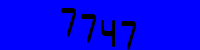 Blue Captcha Image