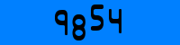 Blue Captcha Image