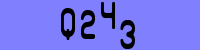 Blue Captcha Image