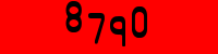 Blue Captcha Image