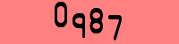 Blue Captcha Image