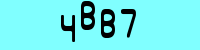 Blue Captcha Image