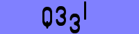 Blue Captcha Image