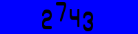 Blue Captcha Image