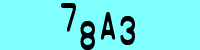 Blue Captcha Image