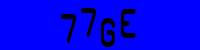 Blue Captcha Image