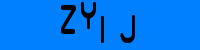 Blue Captcha Image