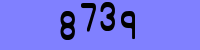 Blue Captcha Image
