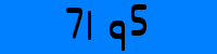Blue Captcha Image