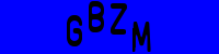 Blue Captcha Image
