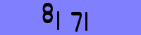 Blue Captcha Image