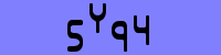 Blue Captcha Image