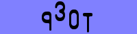 Blue Captcha Image