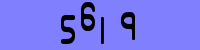 Blue Captcha Image