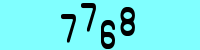 Blue Captcha Image