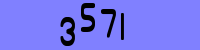 Blue Captcha Image