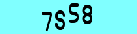 Blue Captcha Image