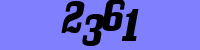 Blue Captcha Image