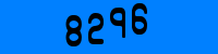 Blue Captcha Image