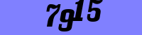 Blue Captcha Image
