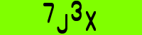 Blue Captcha Image