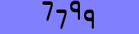 Blue Captcha Image