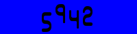 Blue Captcha Image