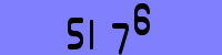 Blue Captcha Image