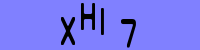 Blue Captcha Image