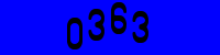 Blue Captcha Image