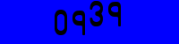 Blue Captcha Image