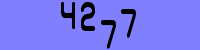 Blue Captcha Image