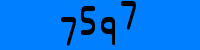 Blue Captcha Image