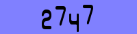 Blue Captcha Image
