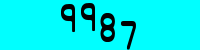 Blue Captcha Image