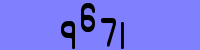 Blue Captcha Image