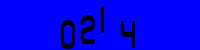 Blue Captcha Image
