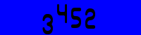 Blue Captcha Image