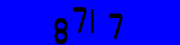 Blue Captcha Image