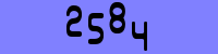 Blue Captcha Image