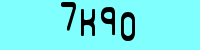 Blue Captcha Image