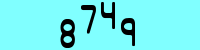 Blue Captcha Image