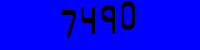Blue Captcha Image