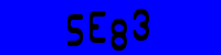 Blue Captcha Image