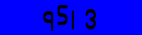 Blue Captcha Image